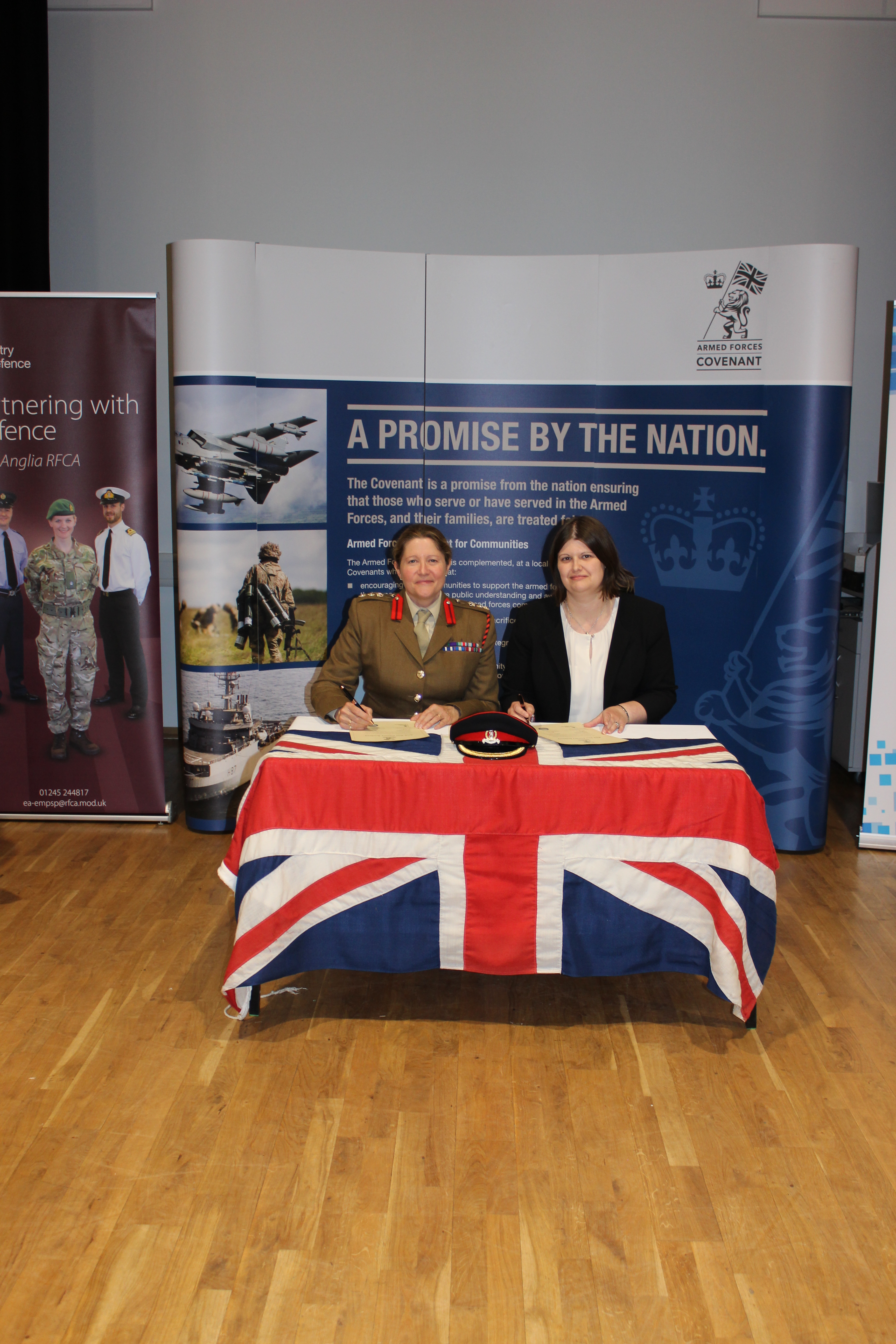 Beck Row Primary Academy signs the Armed Forces Covenant