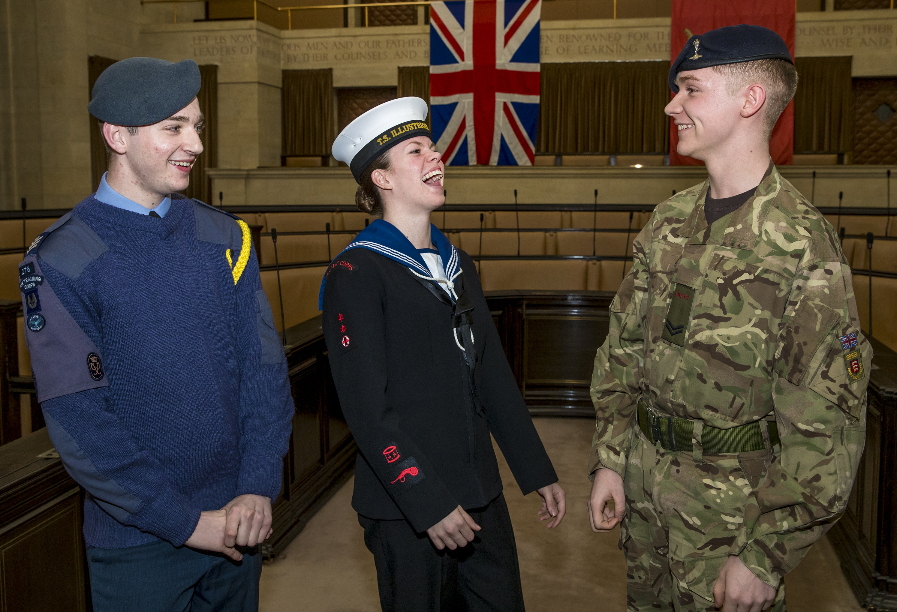 Swapping cadet stories in a RAFAC, SCC and ACF