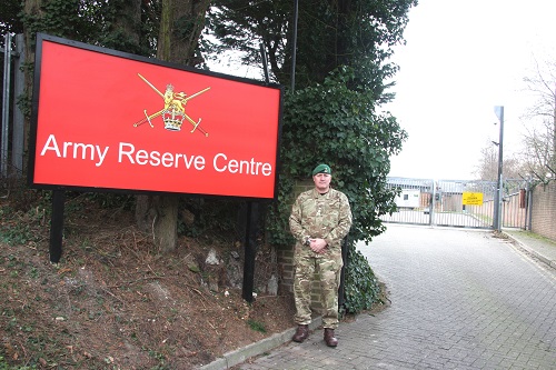 New Signage for Cambridge Army Reserve Centre