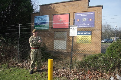 Brand new signs for Chelmsford Army Reserve Centre
