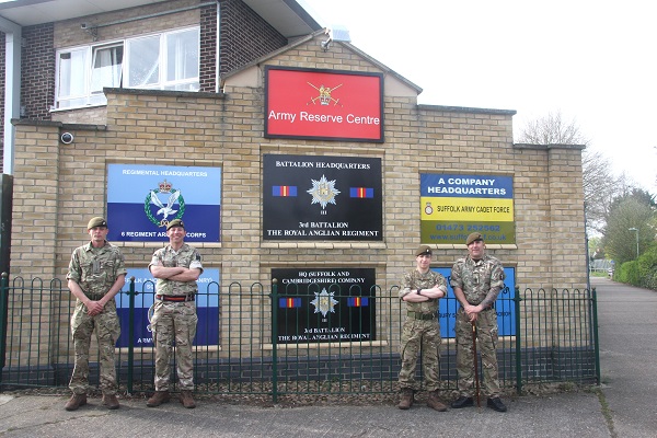 New Signage For Bury St Edmunds Army Reserve Centre