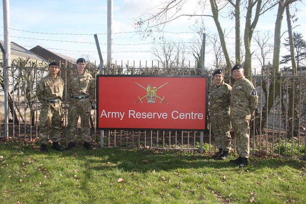 New Signage for Colchester Army Reserve Centre