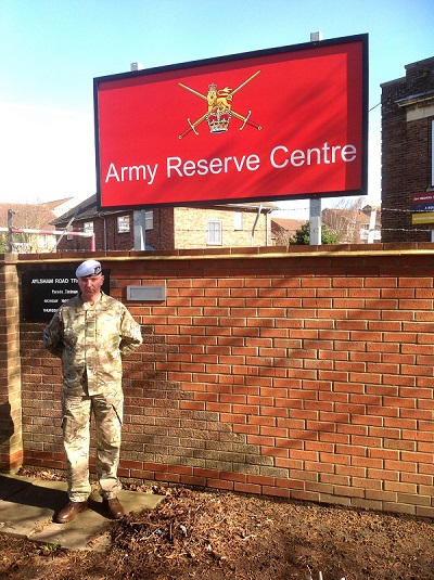New Signage for Norfolk Army Reserve Centre