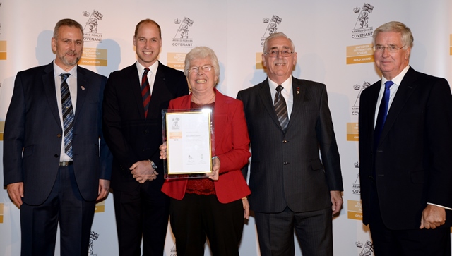 Prince William awards ERS Gold to Doncaster Council