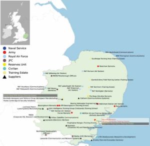 East Anglia Defence footprint