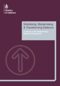 Modernising Defence report December 2018 front cover