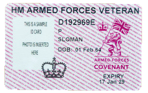 Veteran ID Card sample