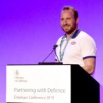 Luke Sinnott speaks at the Partnering with Defence Conference 2019