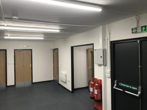 Hutton squadron new doors lighting flooring layout