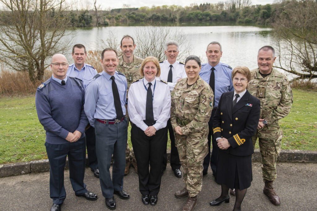 Reservists of all three services at RFCA Coldhams Lane Army Reserve Centre