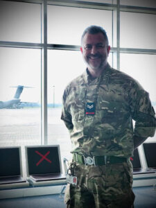 Meet Gary, owner of Thirteen UK Ltd and an RAF reservist with No3 Tactical Police Squadron.