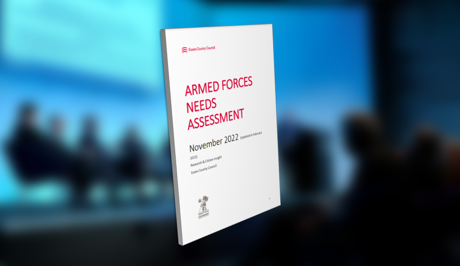Essex publishes 2023 Armed Forces Needs Assessment