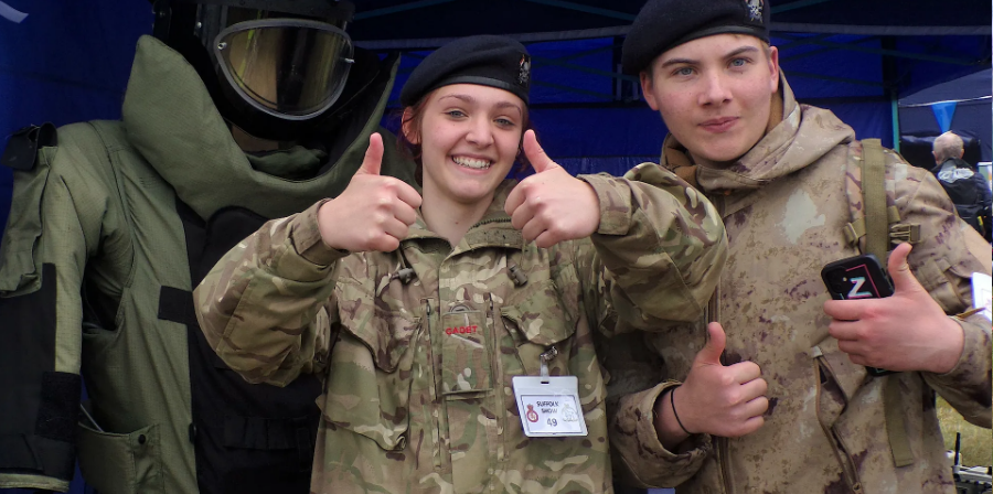 cAdets at the Suffolk Show 2023
