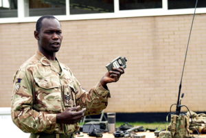 Colour Sergeant Babou Cham (Permanent Staff Instructor) Communications 3 Royal Anglian Regiment