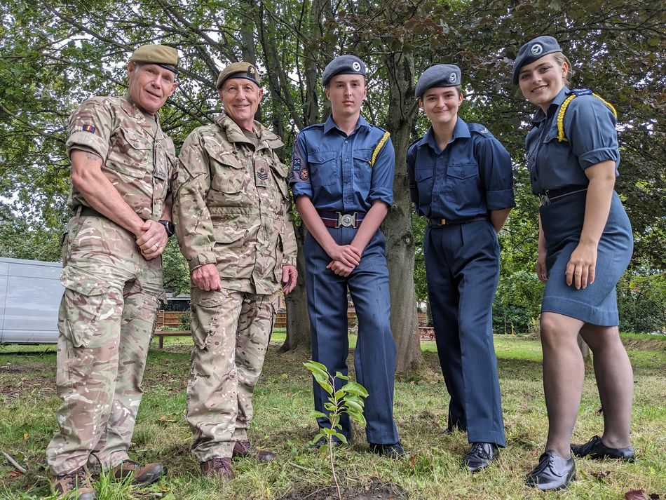 Reservists sponsor biodiversity at new cadet centre in Norwich