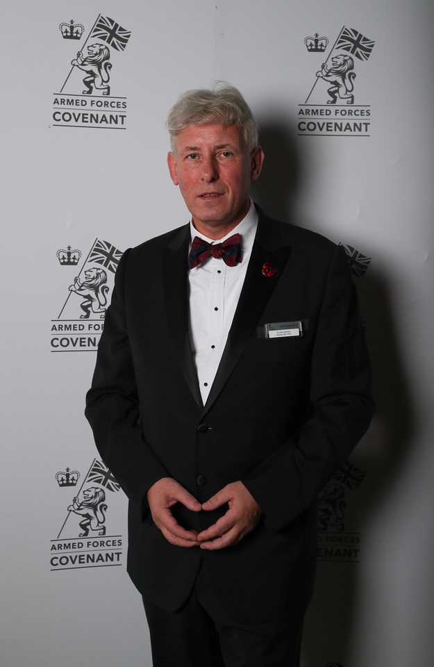 Dr Christopher Bushby at the Silver ERS Awards in 2018