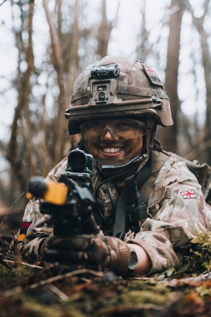 Jemma trained as a combat medical technician